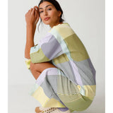 Falda SKFK Baiza Plaid - ECRU