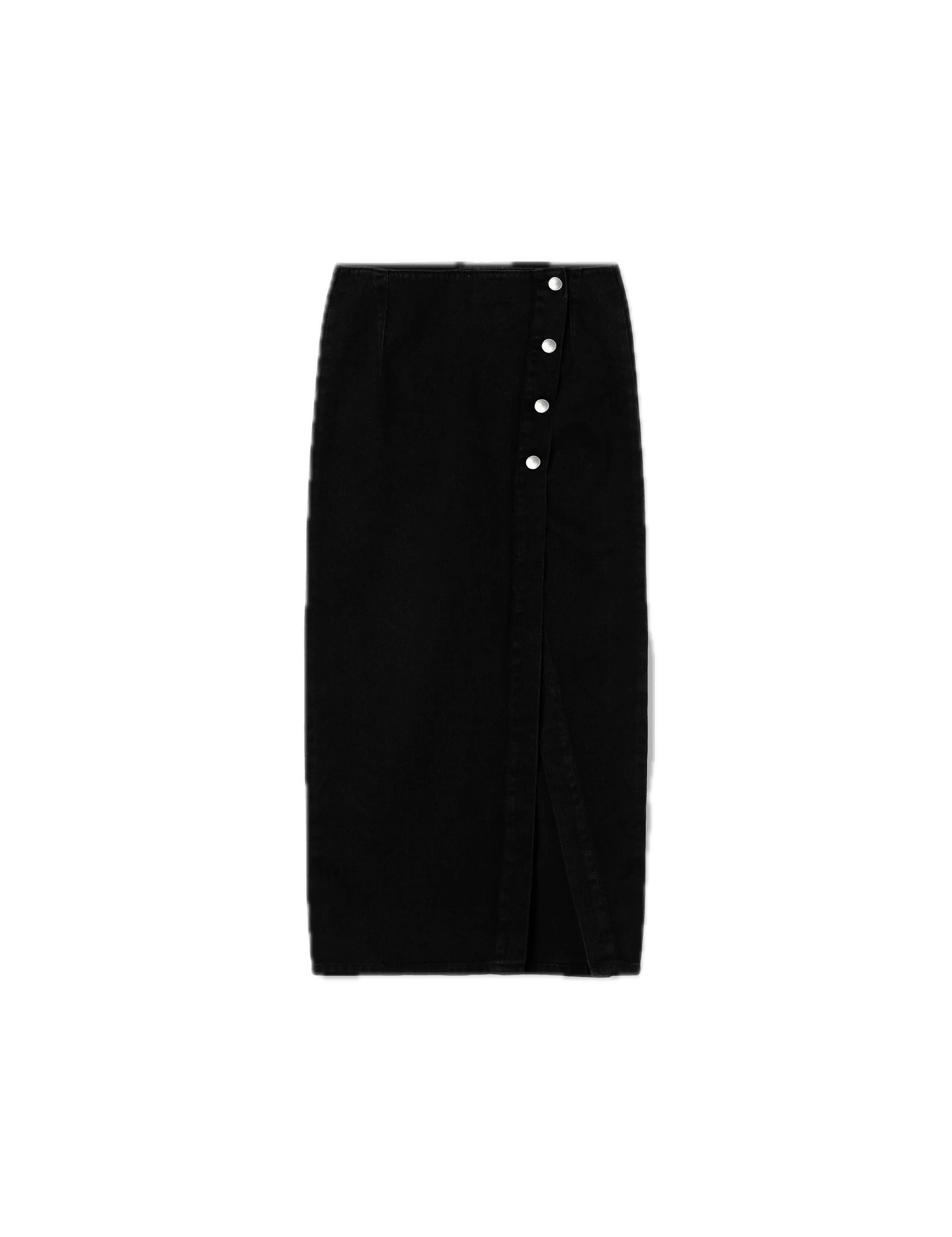 Falda Tiffosi Dala Midi Denim - ECRU