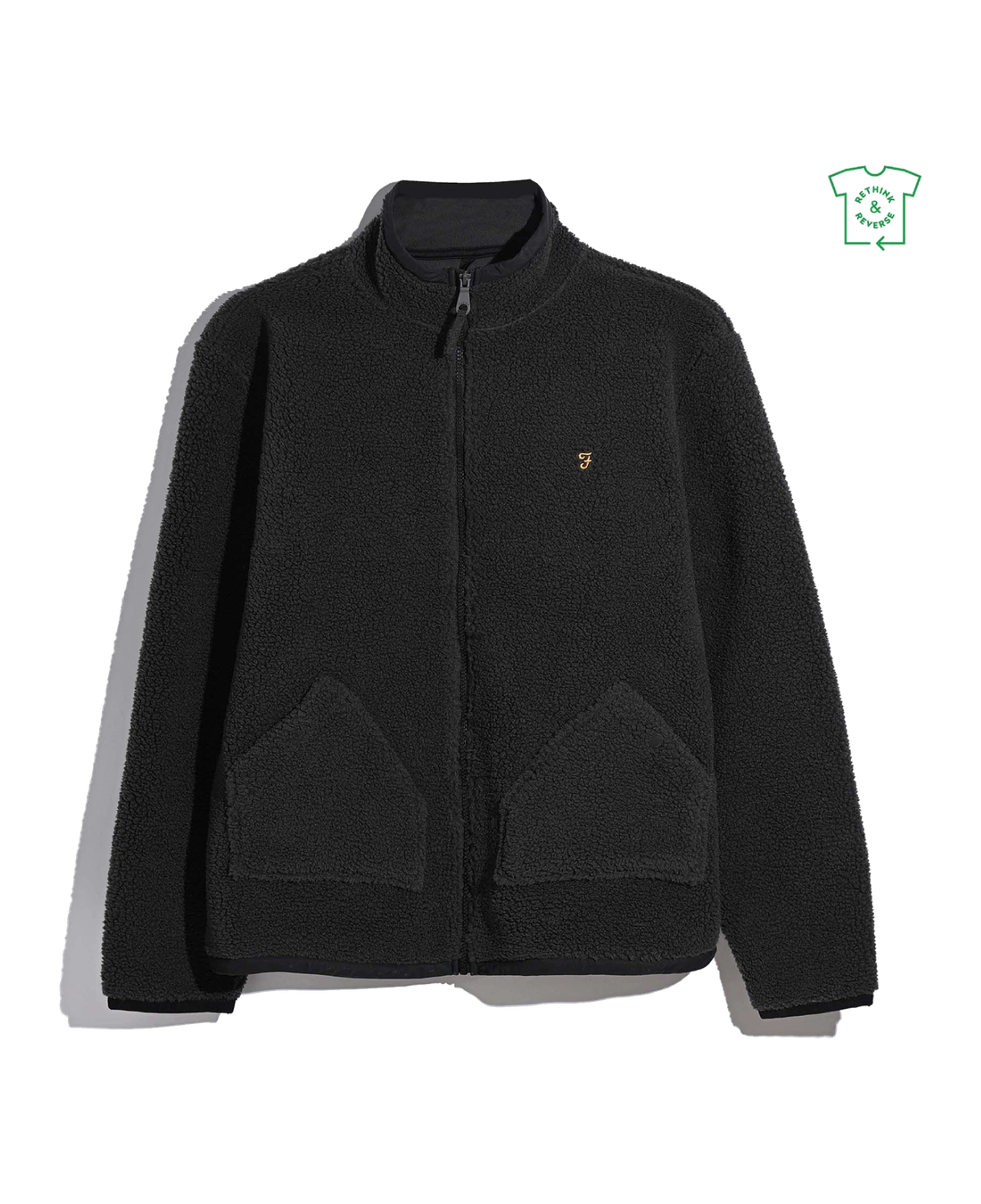 Chaqueta Farah Cernan Washed Black - flat frontal