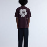 Camiseta NEW AMSTERDAM SURF ASSOCIATION Hibiscus Walnut