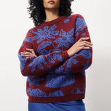 Jersey FRNCH Egenie Flora Blue