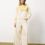 FRNCH Maeko Cream Sweater