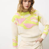 FRNCH Maeko Cream Sweater