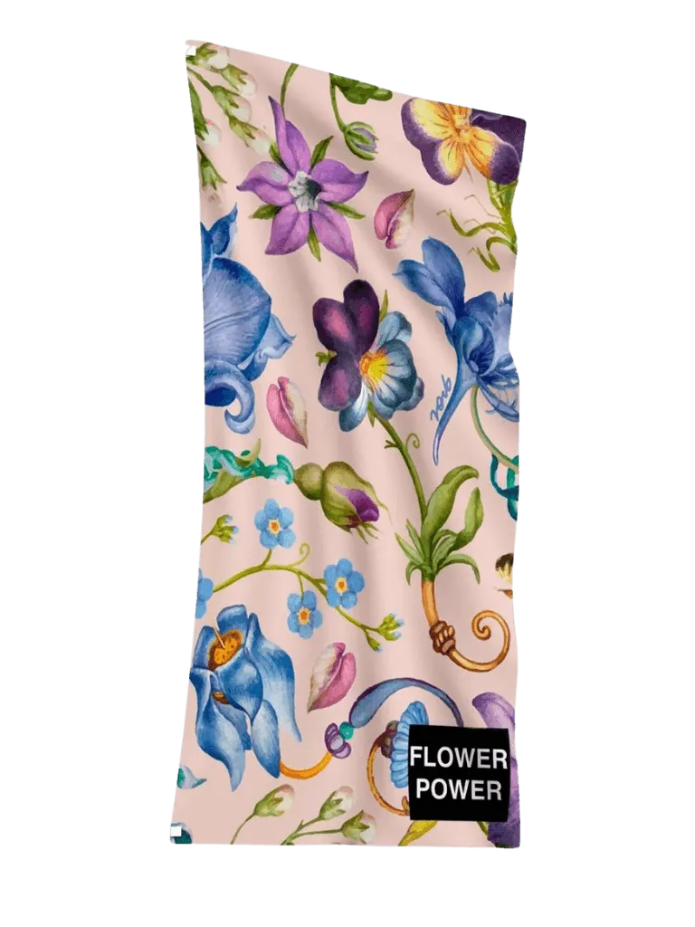 Foulard Verb to Do Flower Power - ECRU