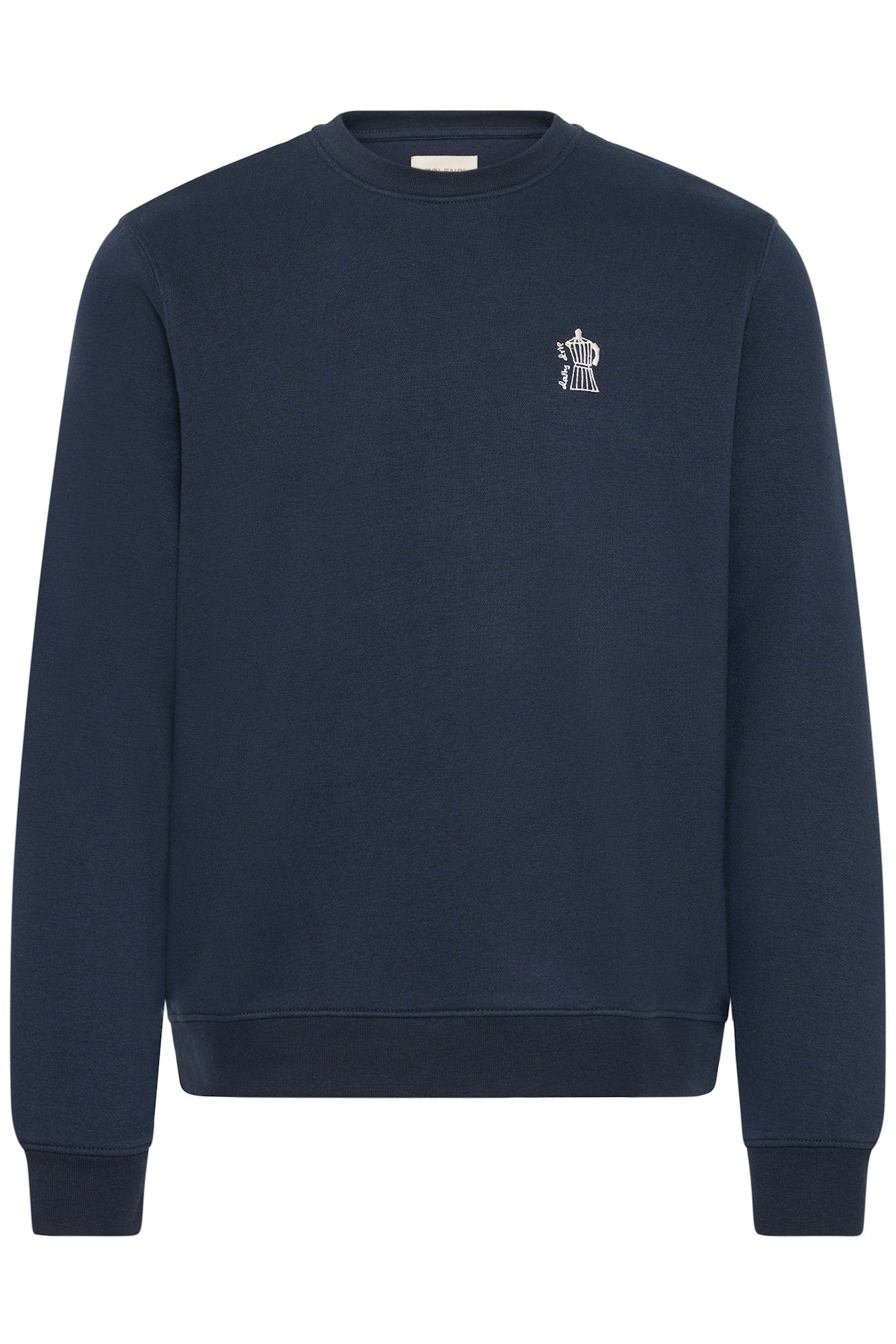 Sudadera BLEND Bhkace Salute daily drip Azul - ECRU