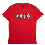 DEUS EX MACHINA Full House Valiant Red T-shirt