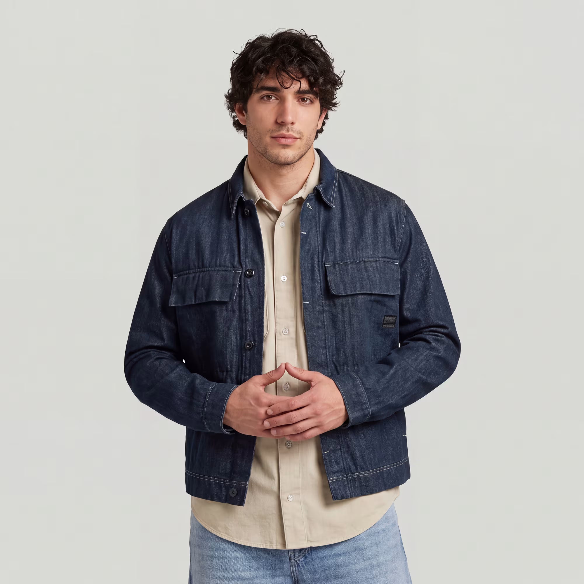 Sobrecamisa G-STAR RAW DENIM Neo Raw Boxy Clean