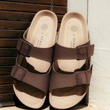 Sandalia GENUINS Hawaii Vegan Dark Brown