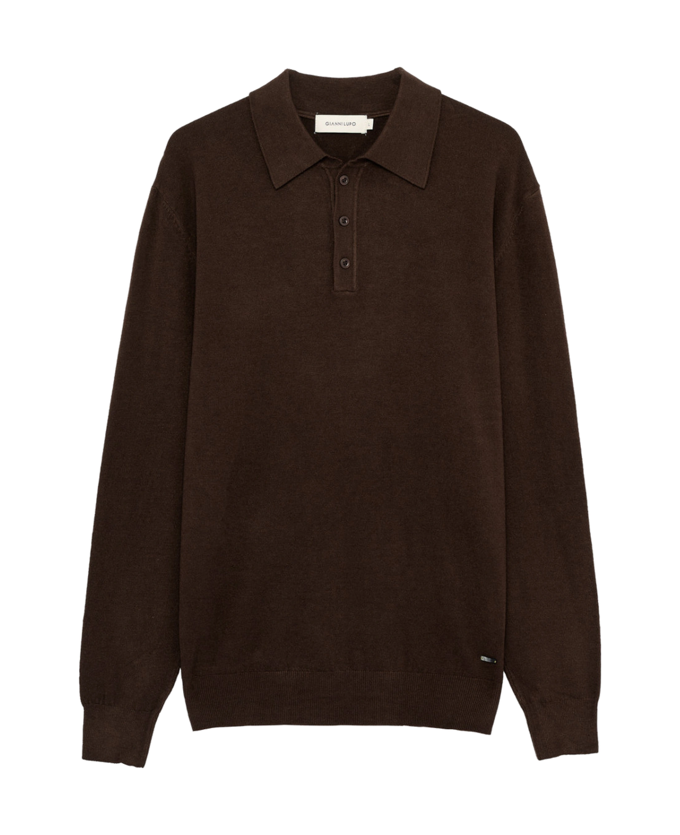 Polo Gianni Lupo GL508S-F26 Coffee