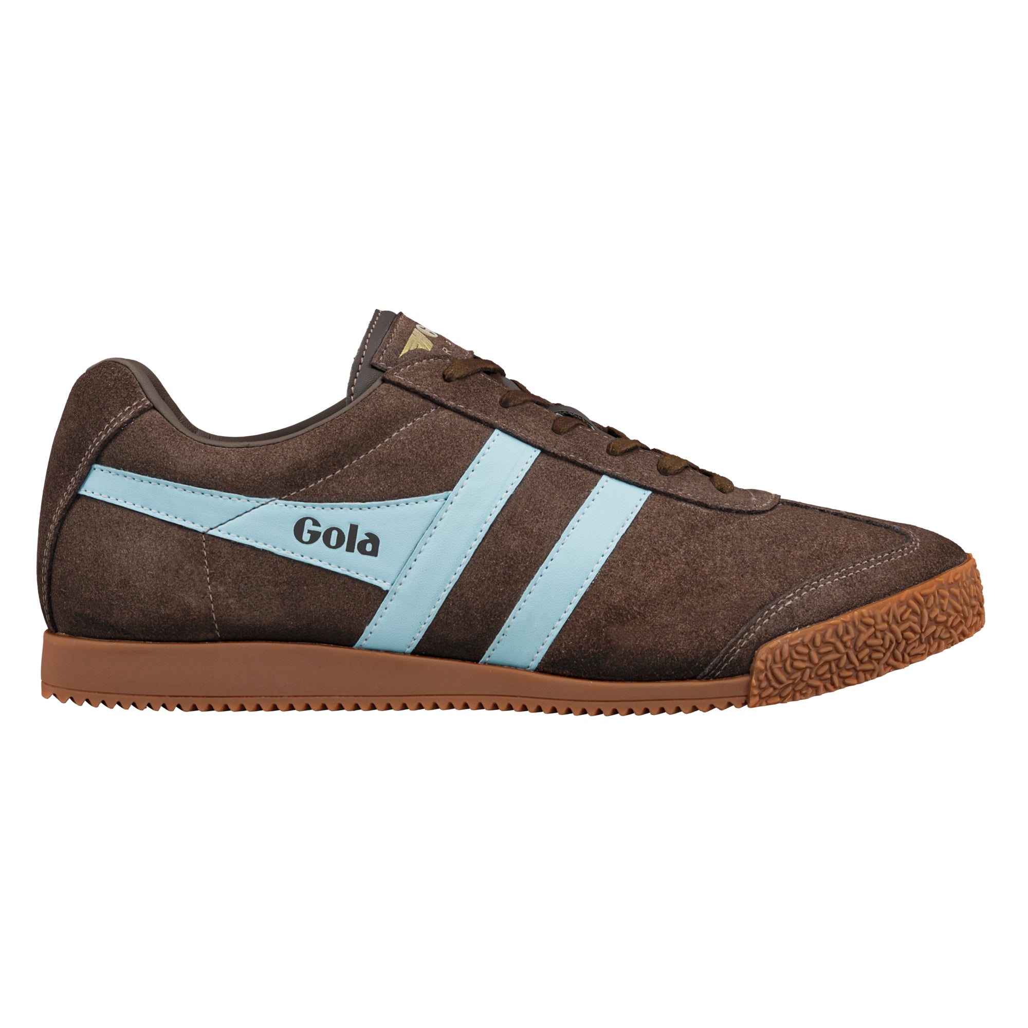 GOLA Harrier Dark Brown Pale Blue - lateral