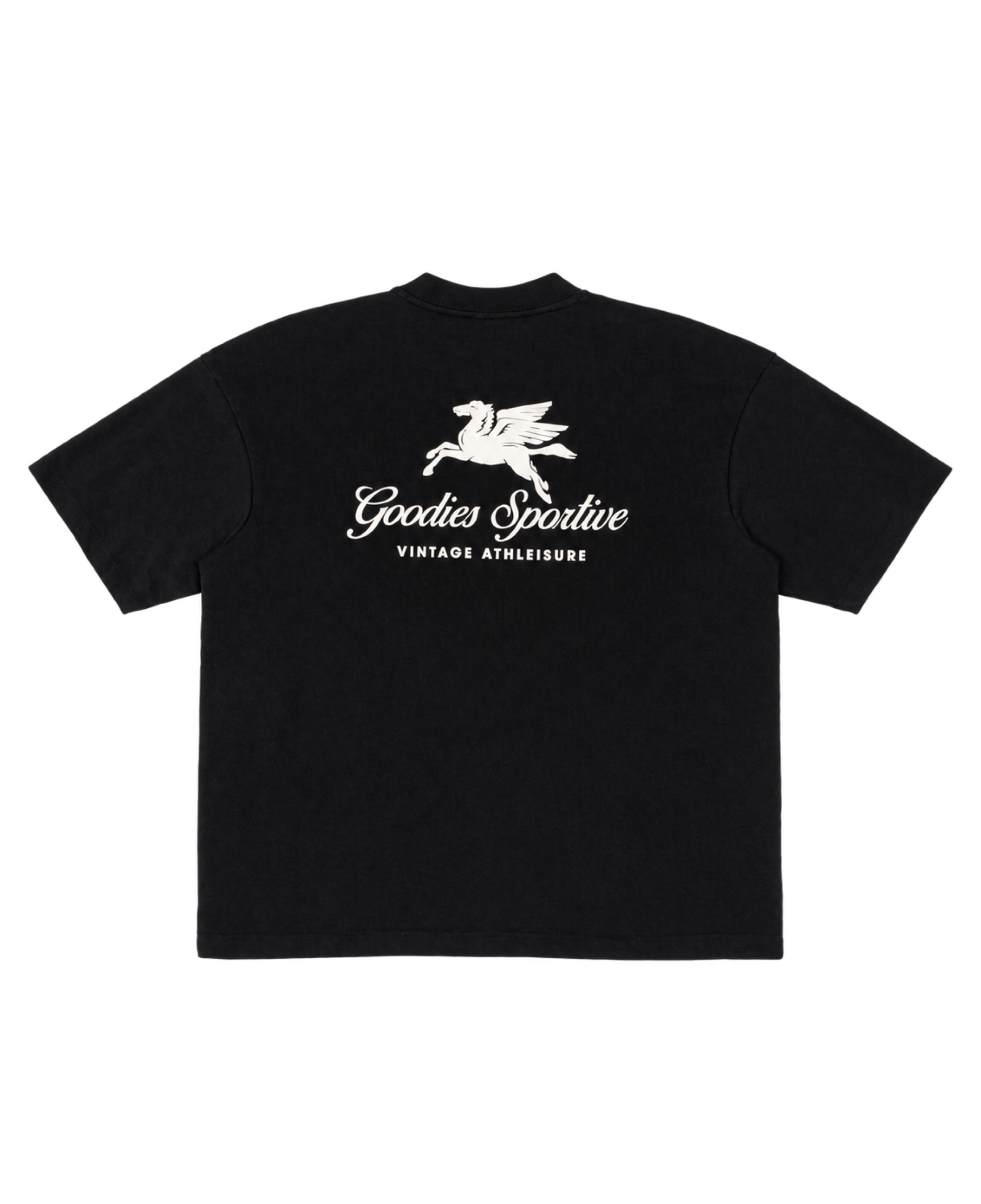 Camiseta GOODIES Black Pegasus vista trasera