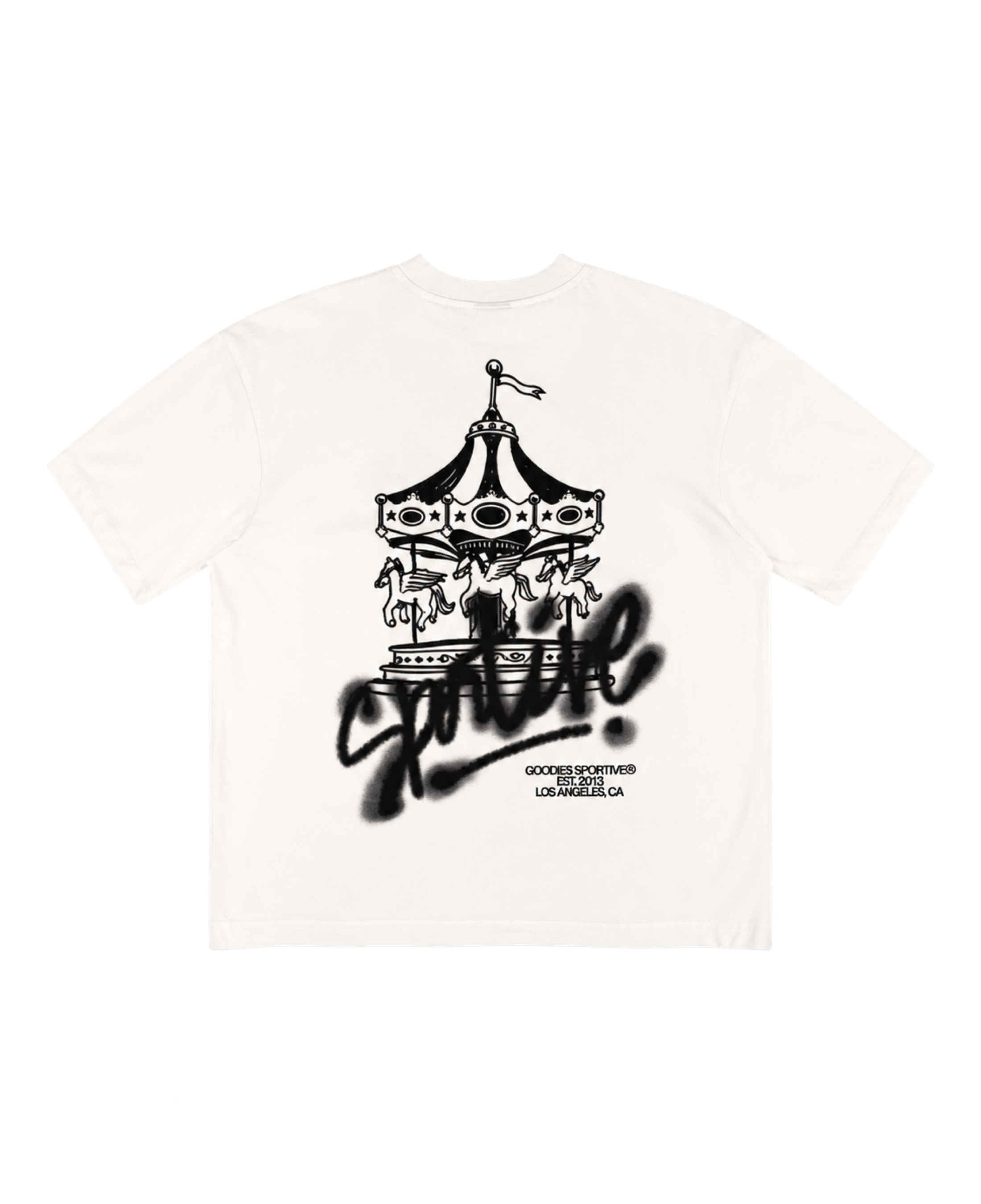 Camiseta GOODIES Club Du Carrousel vista trasera