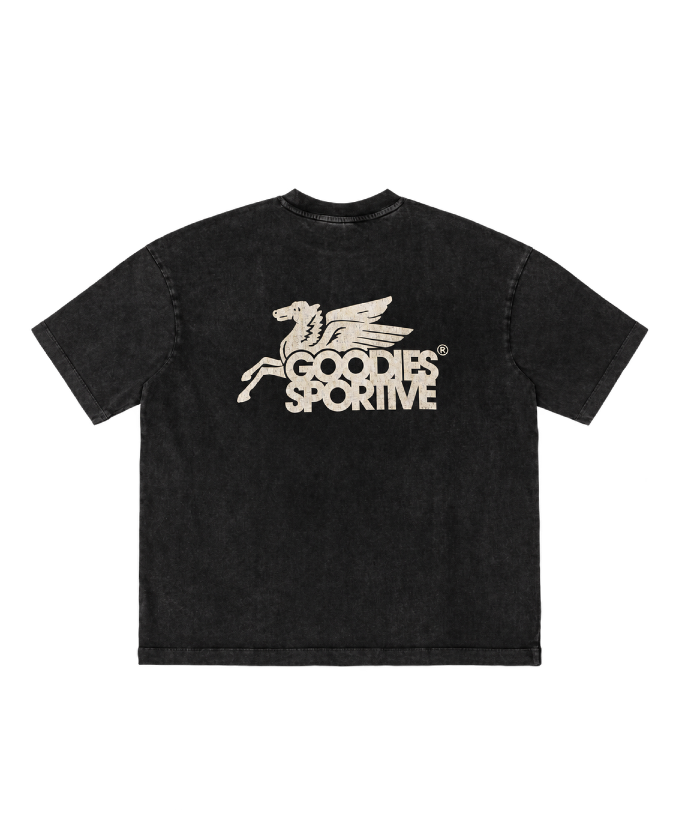 Camiseta GOODIES Dusty Premium Pegasus vista trasera