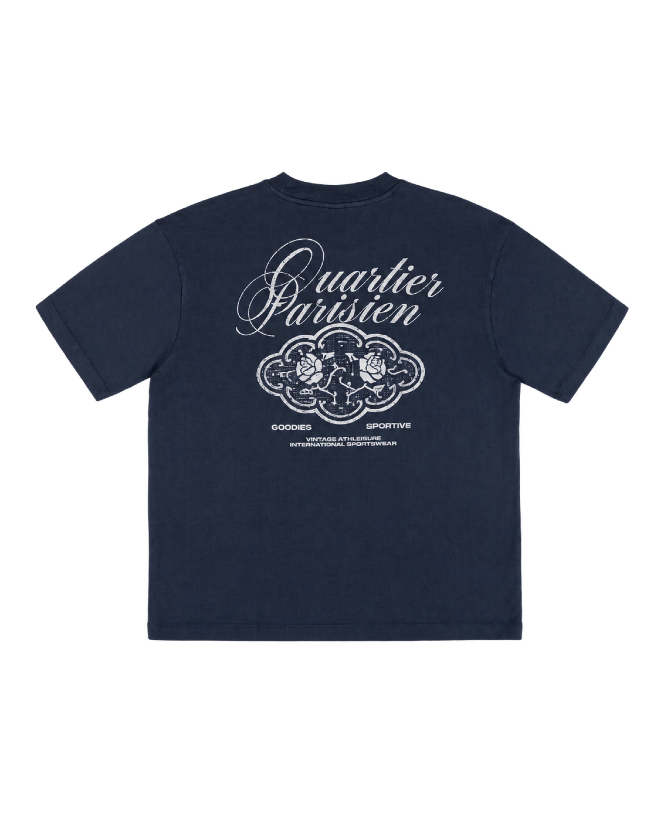 Camiseta GOODIES Filigrana Navy vista trasera