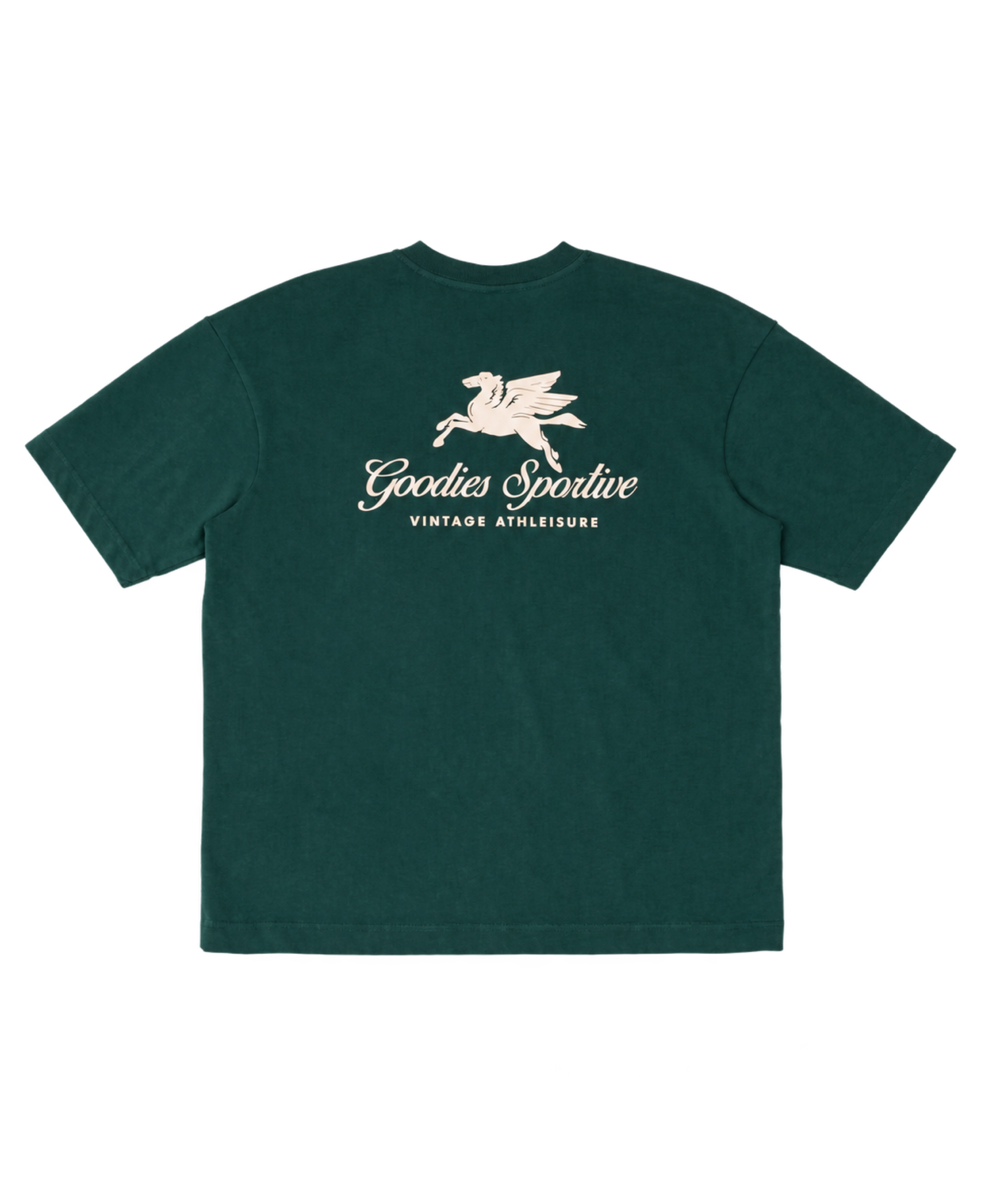 Camiseta GOODIES Green Pegasus vista trasera