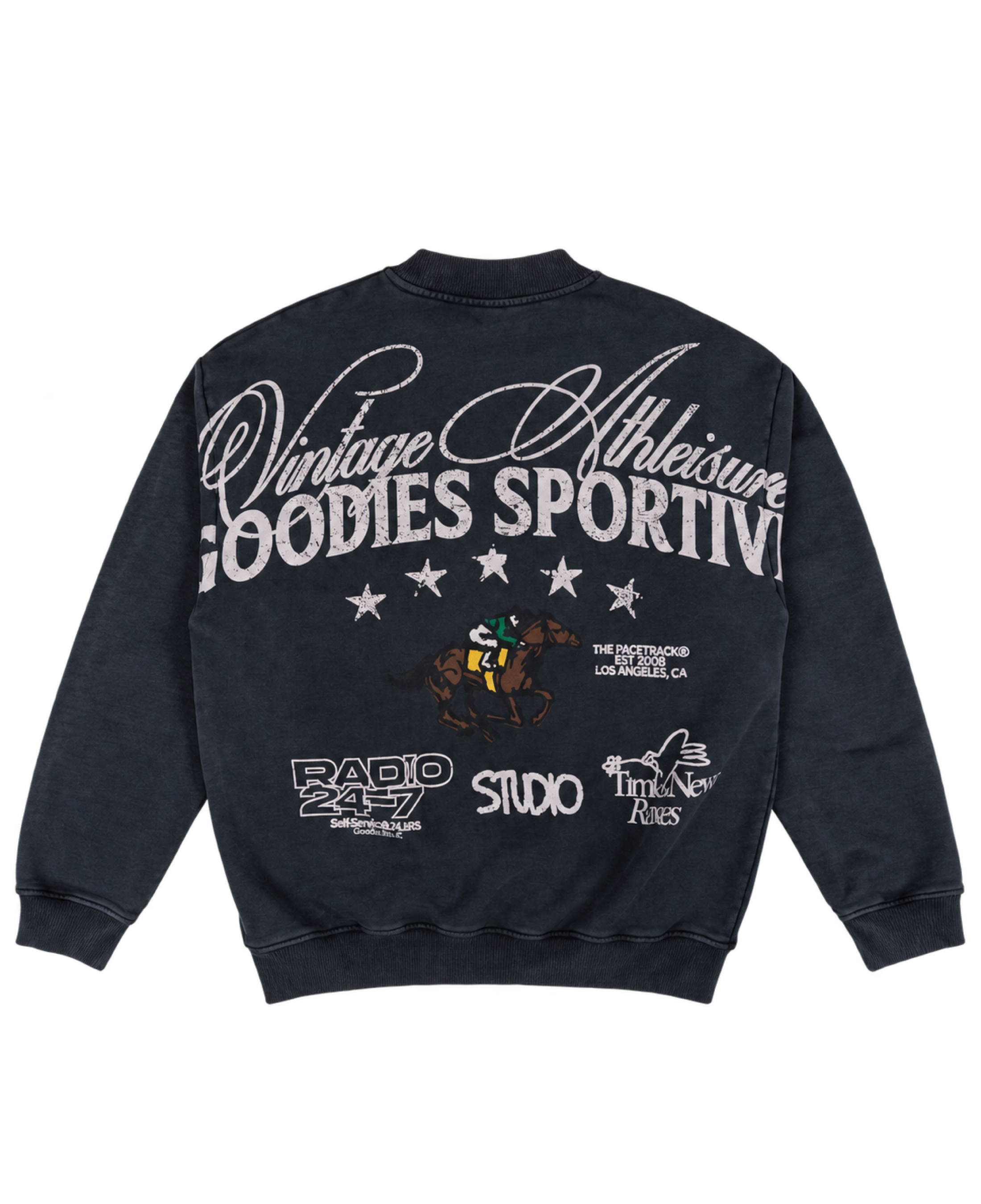 Sudadera GOODIES Radio 24:7 Crewneck vista trasera