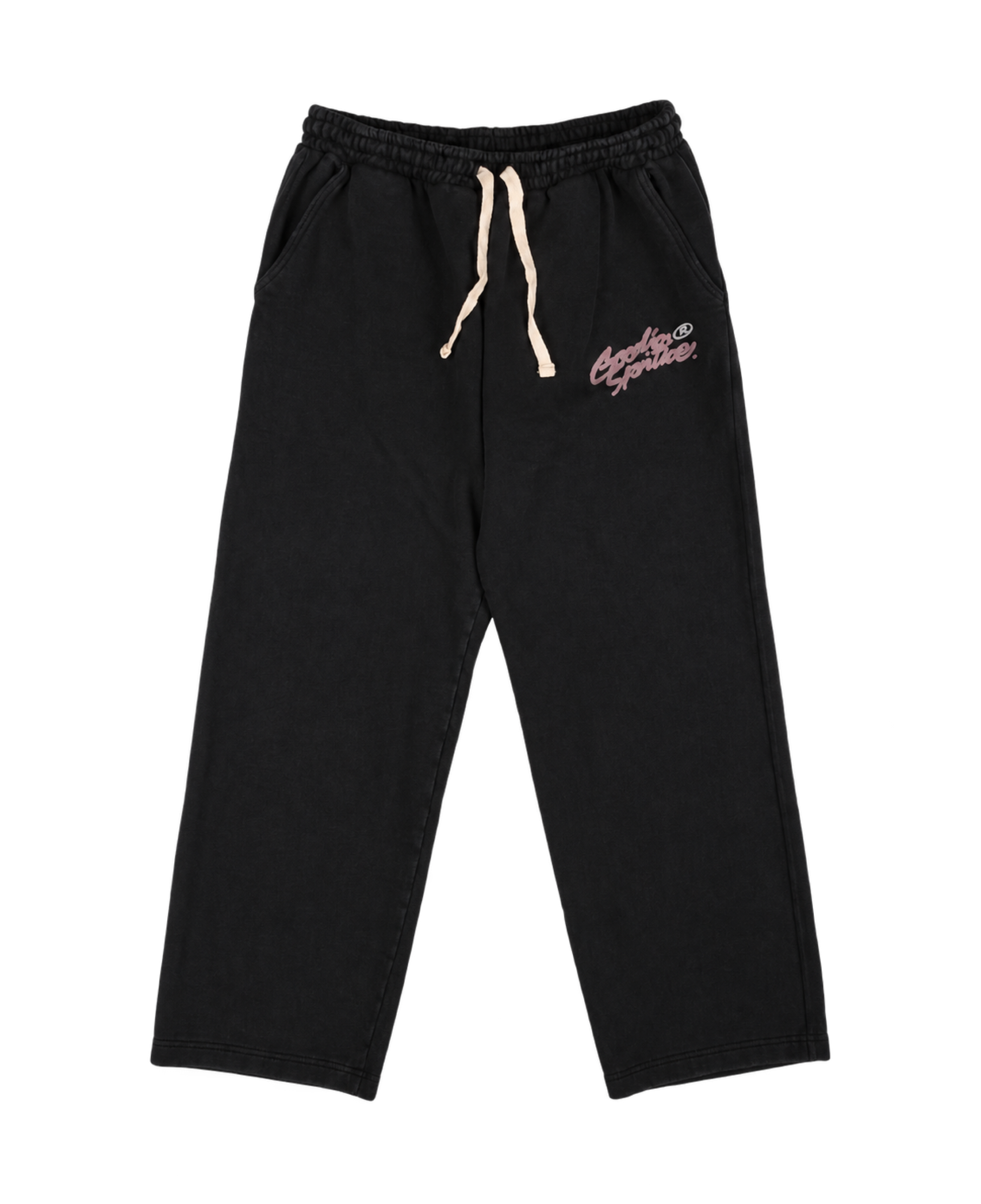 Pantalón GOODIES Washed Black vista frontal