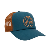 Gorra Deus Ex Machina Pill Trucker Green - ECRU