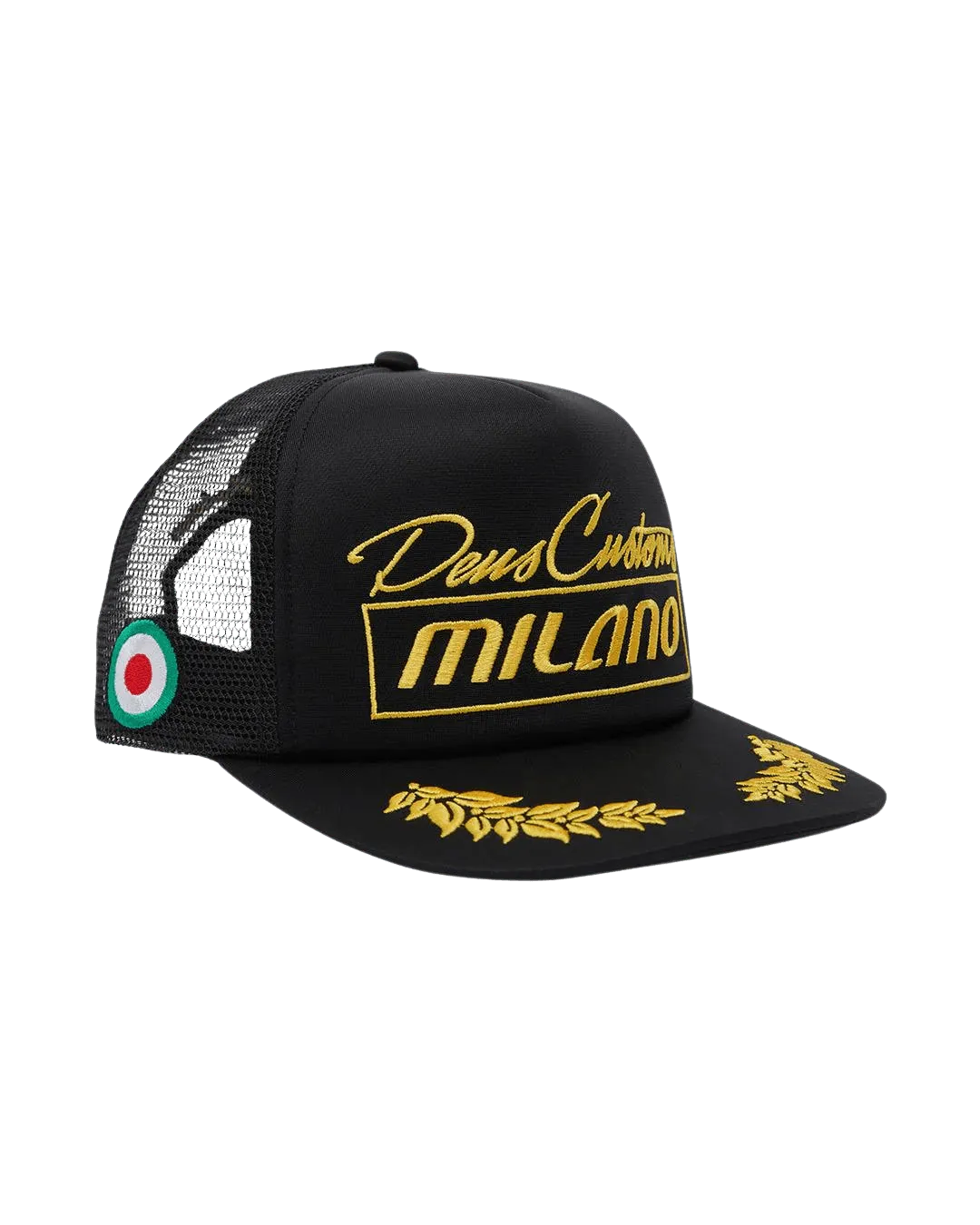 Gorra Deus Ex Machina Title Trucker Black - ECRU