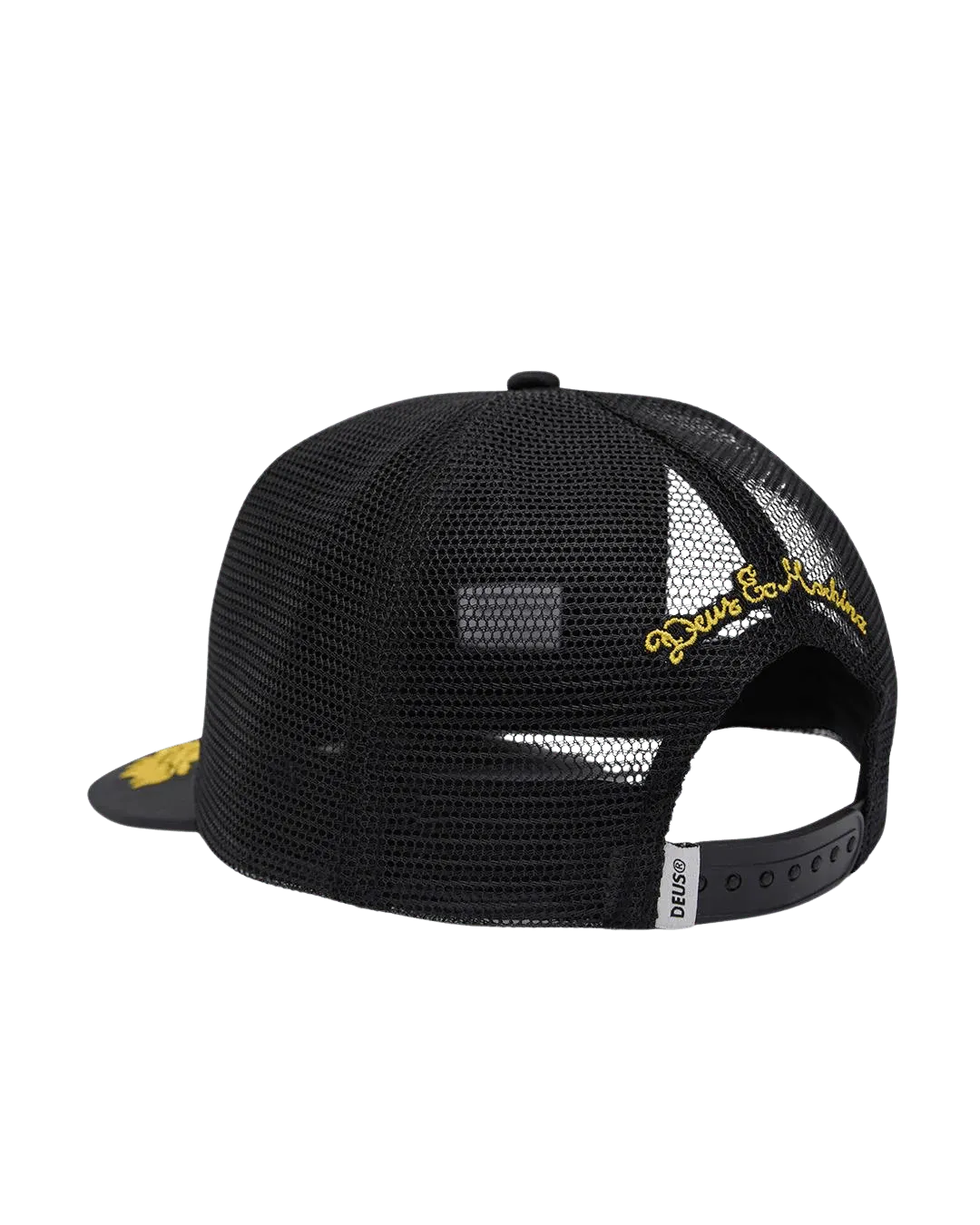 Gorra Deus Ex Machina Title Trucker Black - ECRU