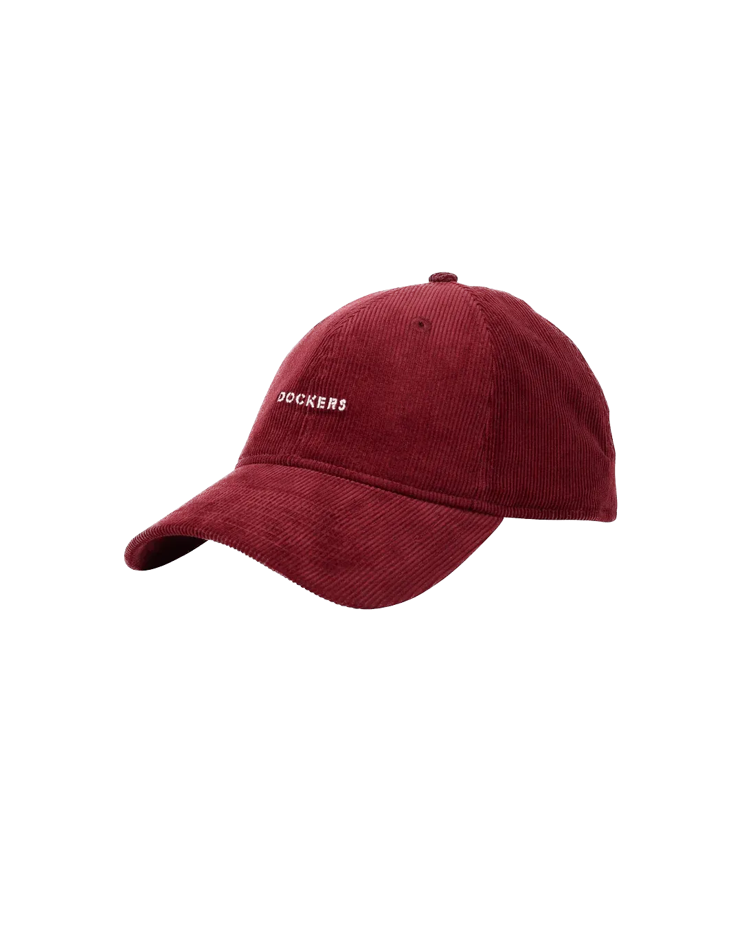 Gorra Dockers de béisbol unisex de pana Tibetan Red - ECRU