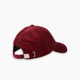 Gorra Dockers de béisbol unisex de pana Tibetan Red - ECRU