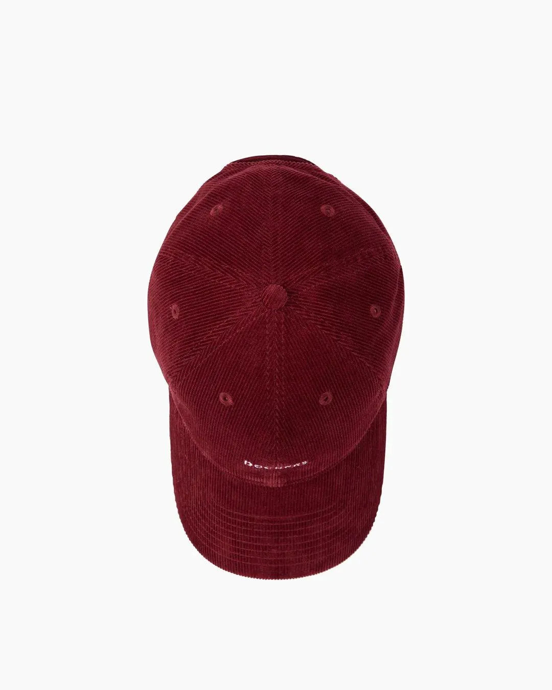 Gorra Dockers de béisbol unisex de pana Tibetan Red - ECRU