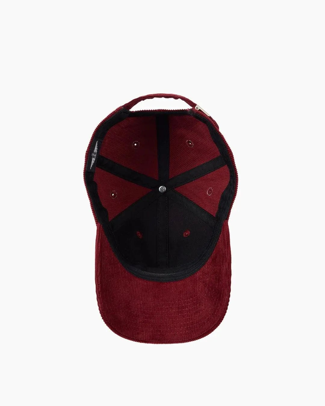 Gorra Dockers de béisbol unisex de pana Tibetan Red - ECRU