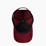 Gorra Dockers de béisbol unisex de pana Tibetan Red - ECRU