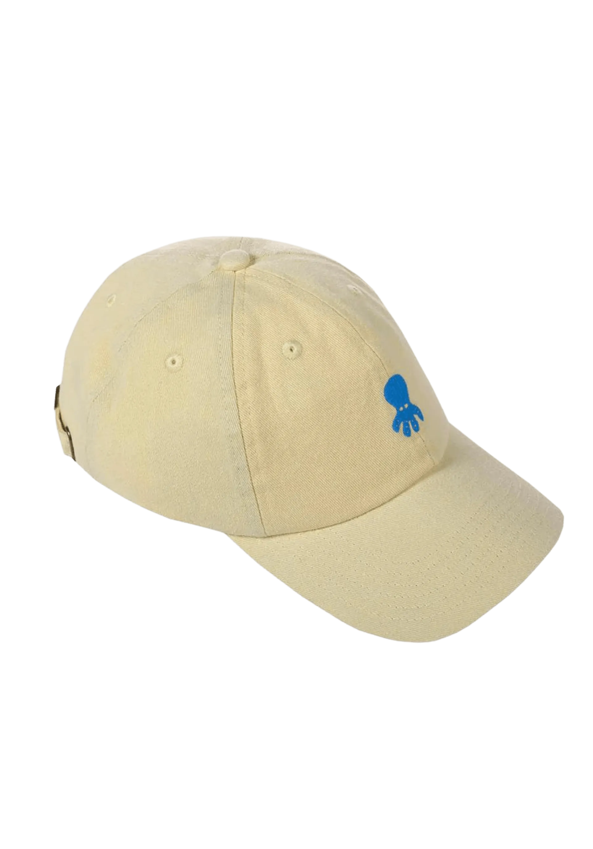 Gorra El Pulpo Lavada Logo Básico Amarillo Delavé - ECRU