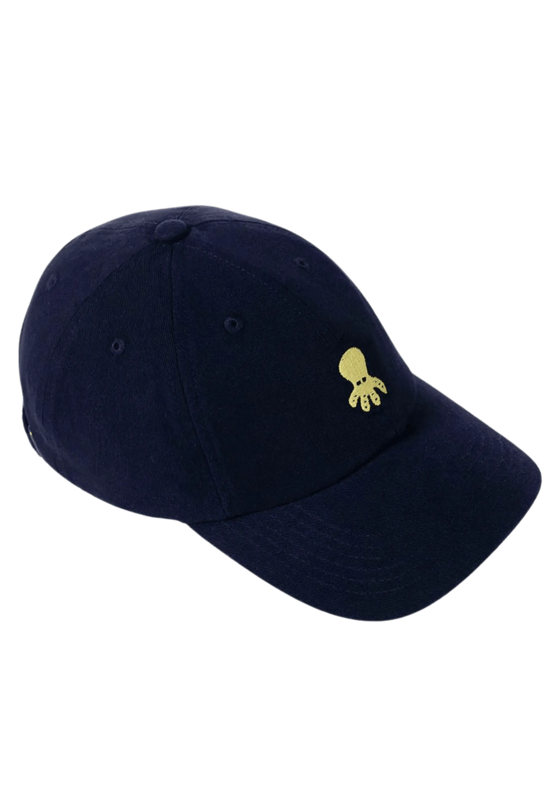 Gorra El Pulpo Lavada Logo Básico Azul Marino - ECRU