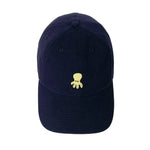 Gorra El Pulpo Lavada Logo Básico Azul Marino - ECRU