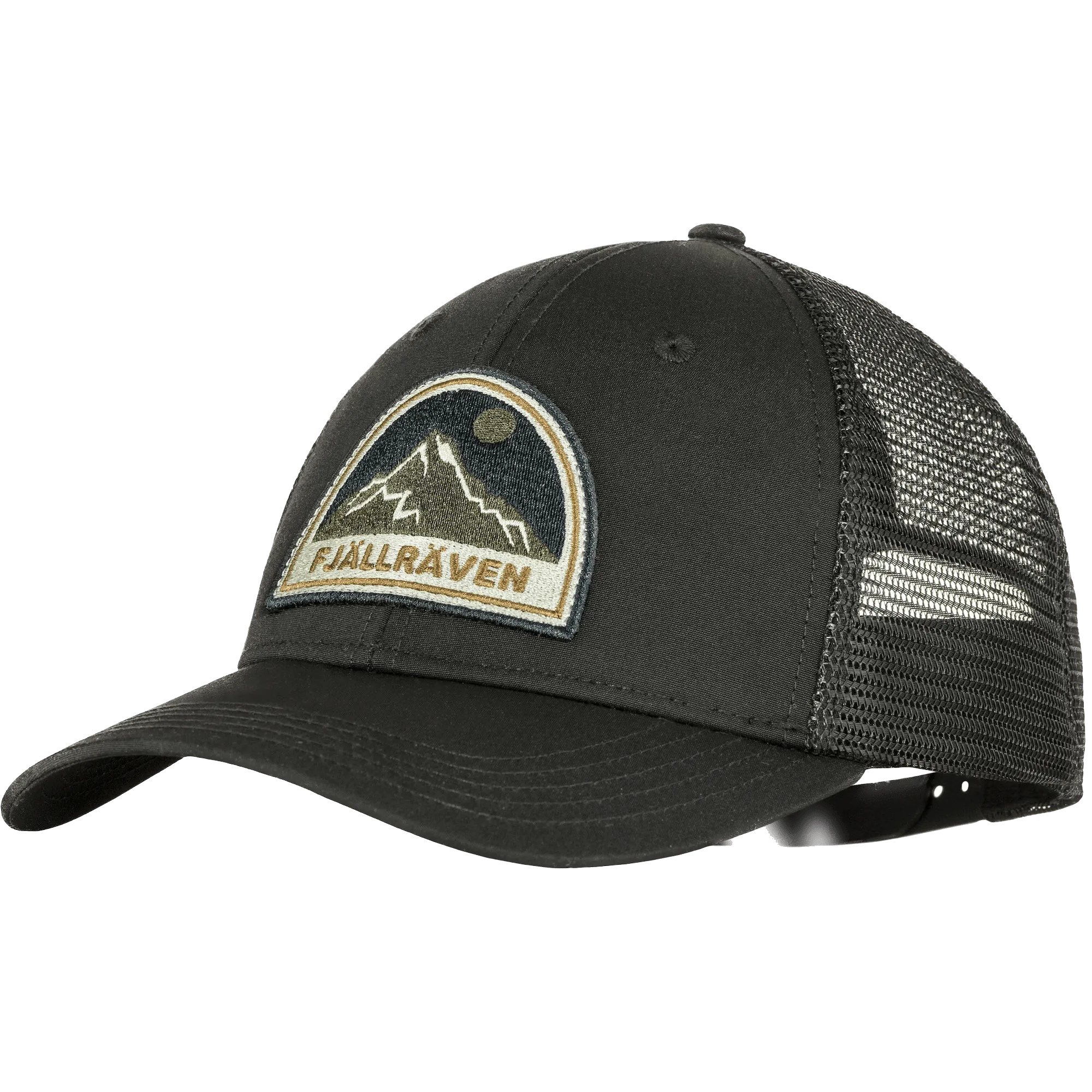 Gorra Fjallraven Badge Långtradarkeps Black - ECRU