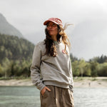 Gorra Fjällräven High Coast Wind Dusty Rose - ECRU