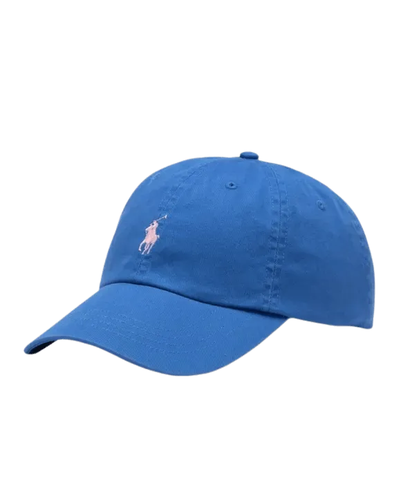 Gorra Polo Ralph Lauren Azul New England con Visera de Tela de Algodón - ECRU