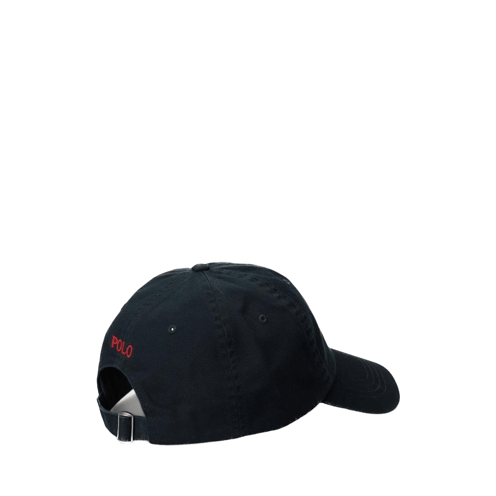 Gorra Polo Ralph Lauren Negra con Visera de Tela de Algodón - ECRU