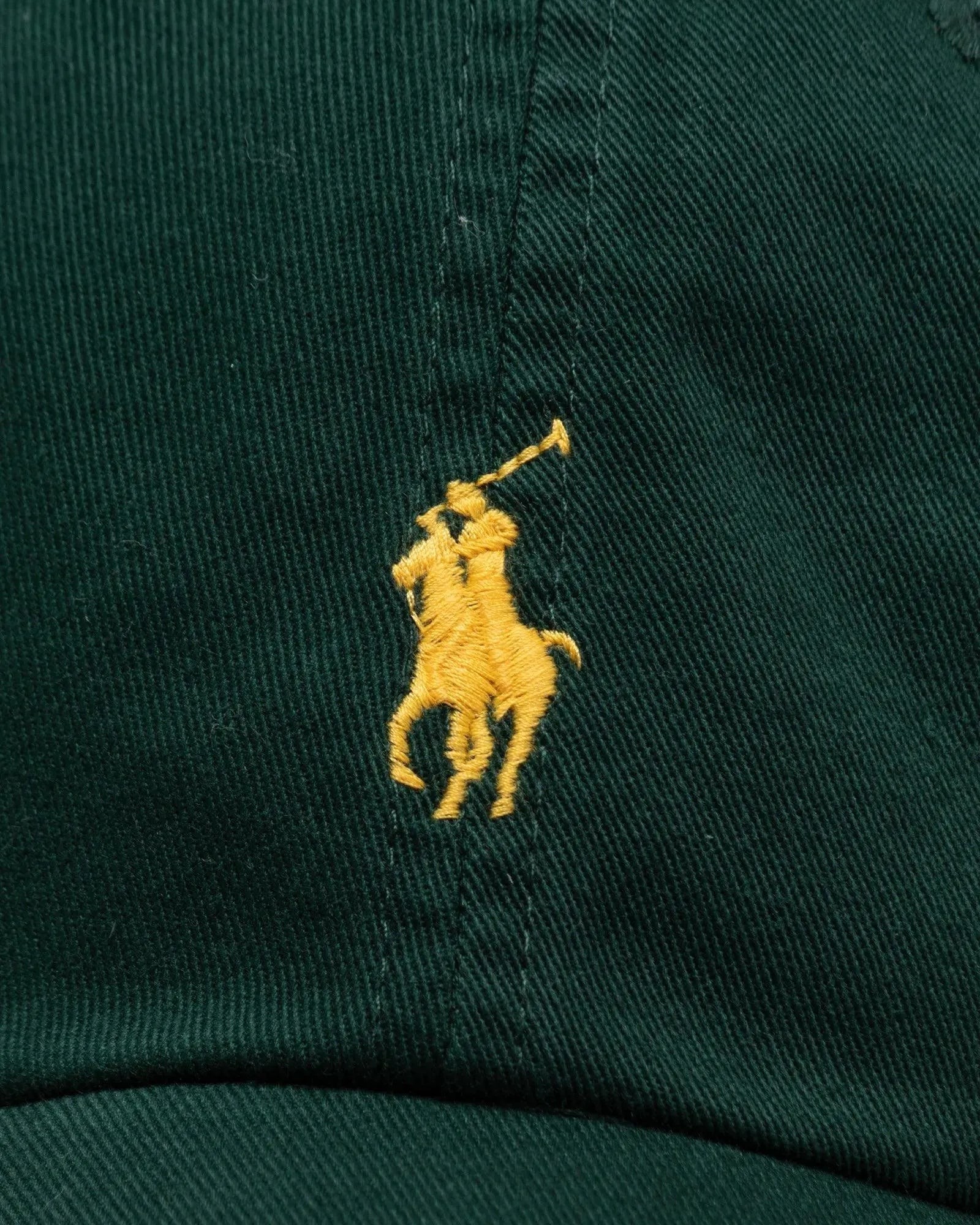 Gorra Polo Ralph Lauren Verde con Visera de Tela de Algodón - ECRU