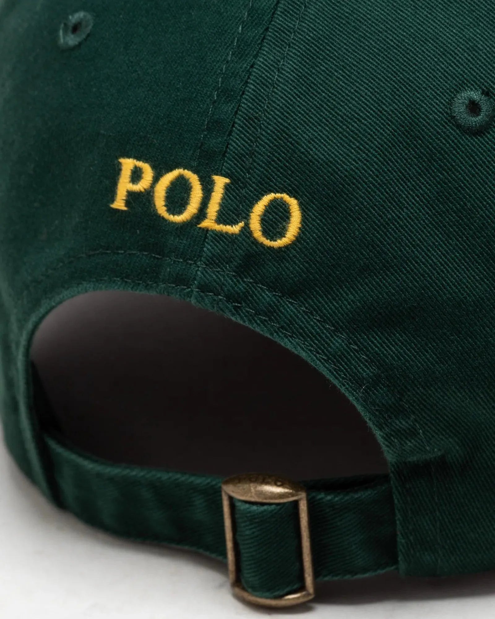 Gorra Polo Ralph Lauren Verde con Visera de Tela de Algodón - ECRU