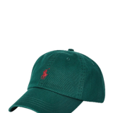 Gorra Polo Ralph Lauren Verde Universitario con Visera de Tela de Algodón - ECRU