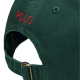 Gorra Polo Ralph Lauren Verde Universitario con Visera de Tela de Algodón - ECRU
