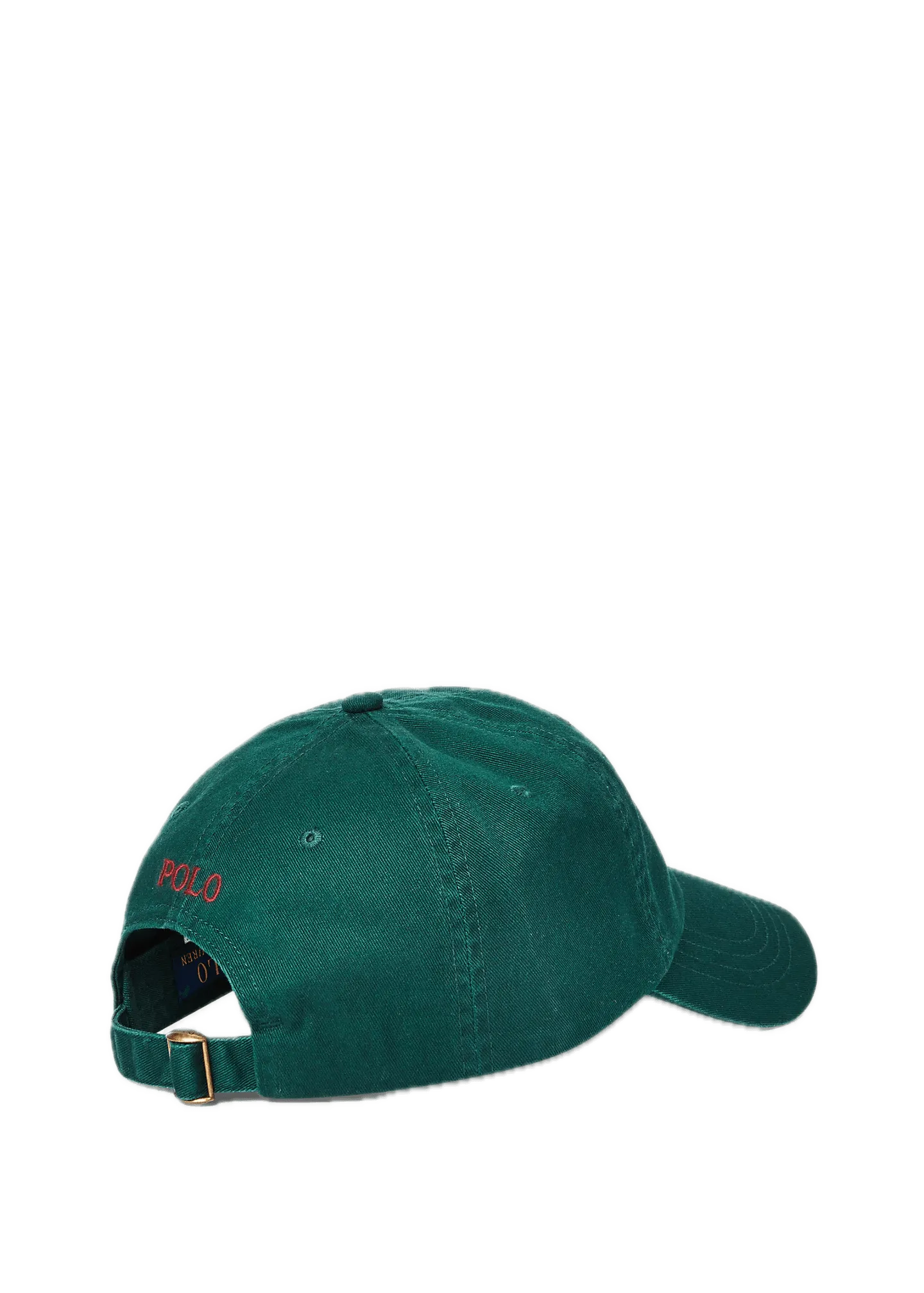 Gorra Polo Ralph Lauren Verde Universitario con Visera de Tela de Algodón - ECRU