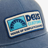 Gorra Trucker Deus Ex Machina Melodies Blue Ribbon - ECRU