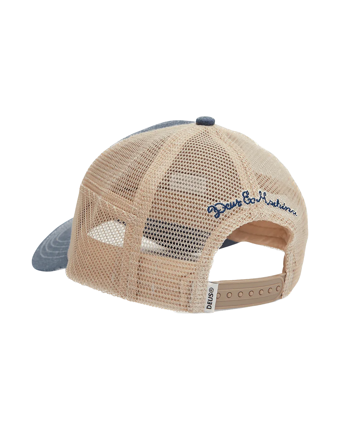 Gorra Trucker Deus Ex Machina Melodies Blue Ribbon - ECRU