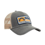 Gorra Trucker Deus Ex Machina Melodies Phantom Black - ECRU