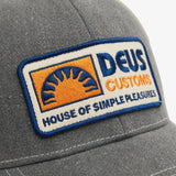 Gorra Trucker Deus Ex Machina Melodies Phantom Black - ECRU