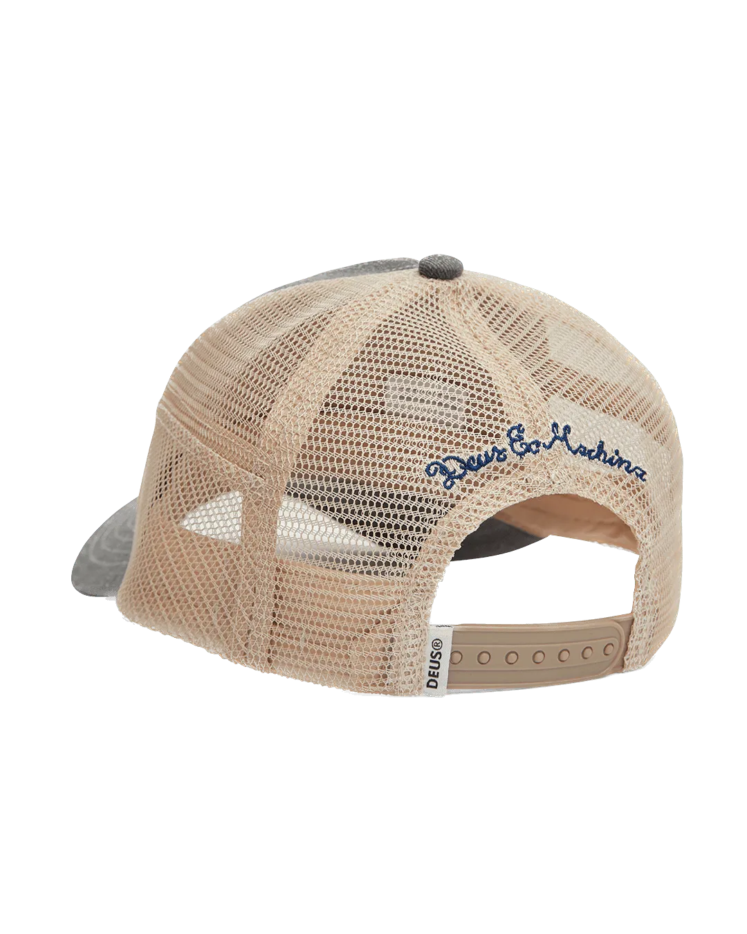 Gorra Trucker Deus Ex Machina Melodies Phantom Black - ECRU