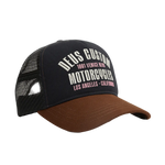Gorra Trucker Deus Ex Machina Reggie Trucker Black - ECRU
