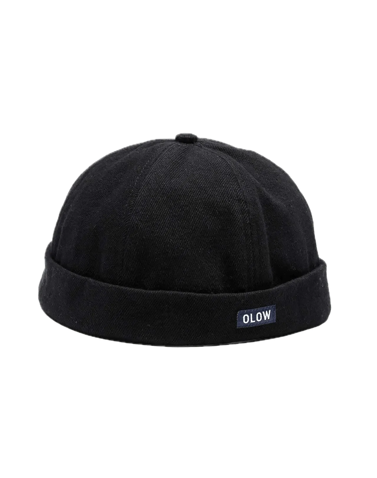 Gorro Beanie Olow Black Denim - ECRU