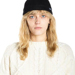Gorro Beanie Olow Black Denim - ECRU