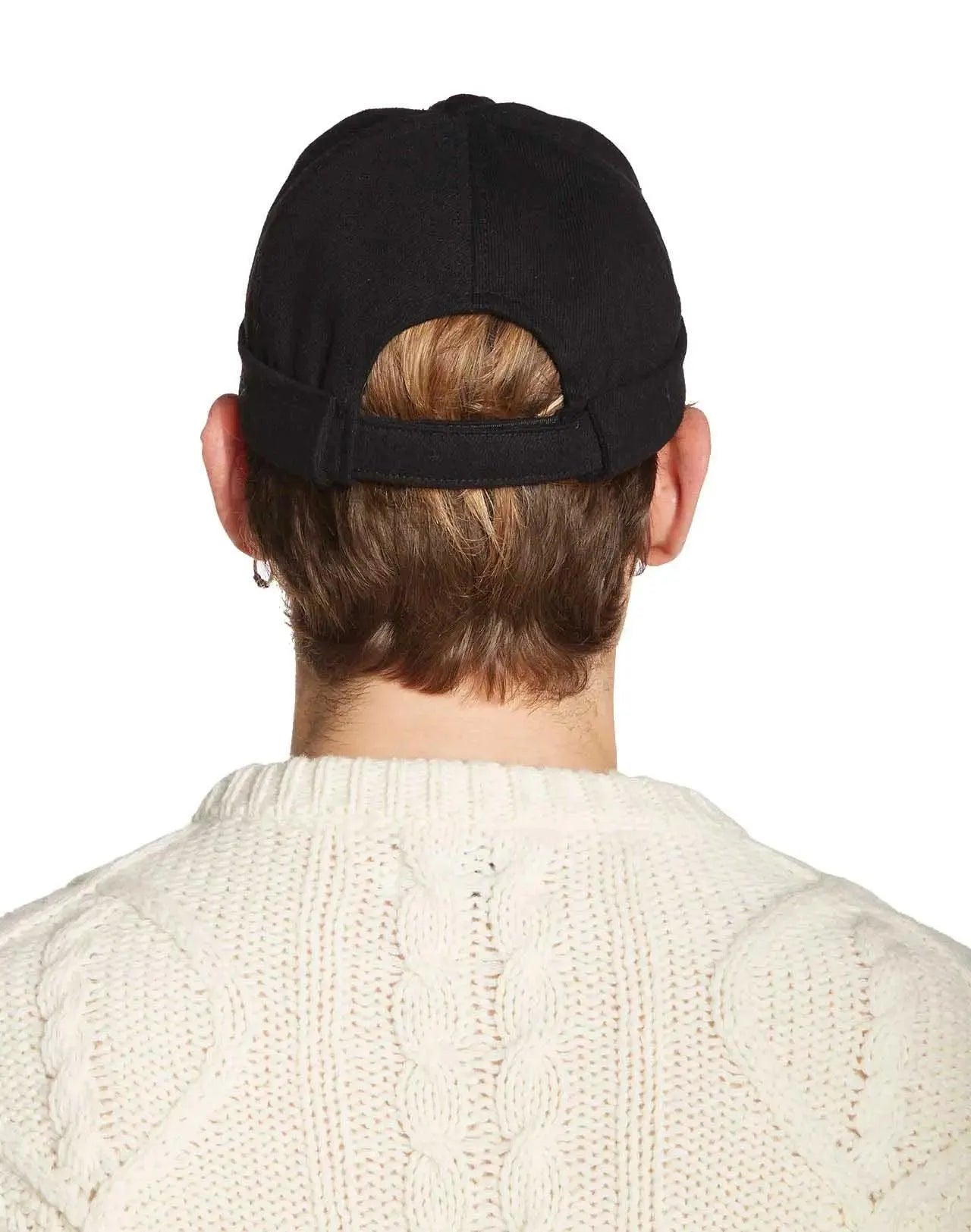 Gorro Beanie Olow Black Denim - ECRU